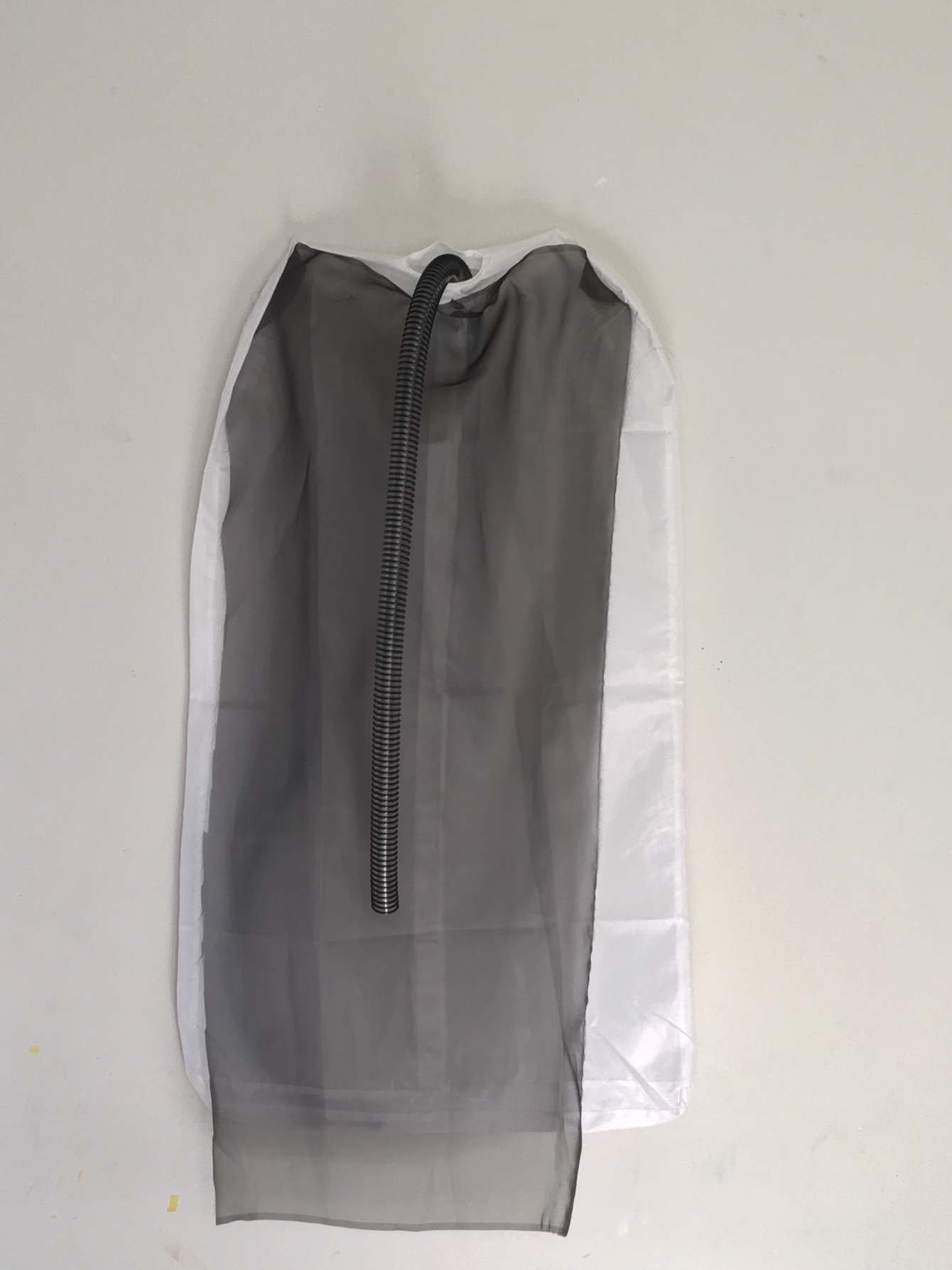 That I Should Cease to Be 
2017 
49" x 24" x 10" 
polyester wardrobe, silk, plastic pipe





