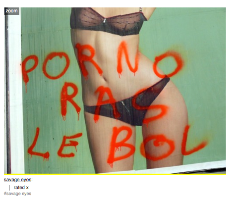  PORNO RAS LE BOL  
2012  
42.194” by 50’’ 
c-print

    