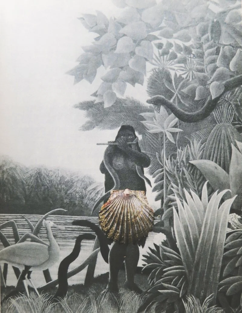  Henri Rousseau,  
Uncovering The Snake Charmer (Detail), 1907  
2012 
40" by 31.006"      
C-Print   