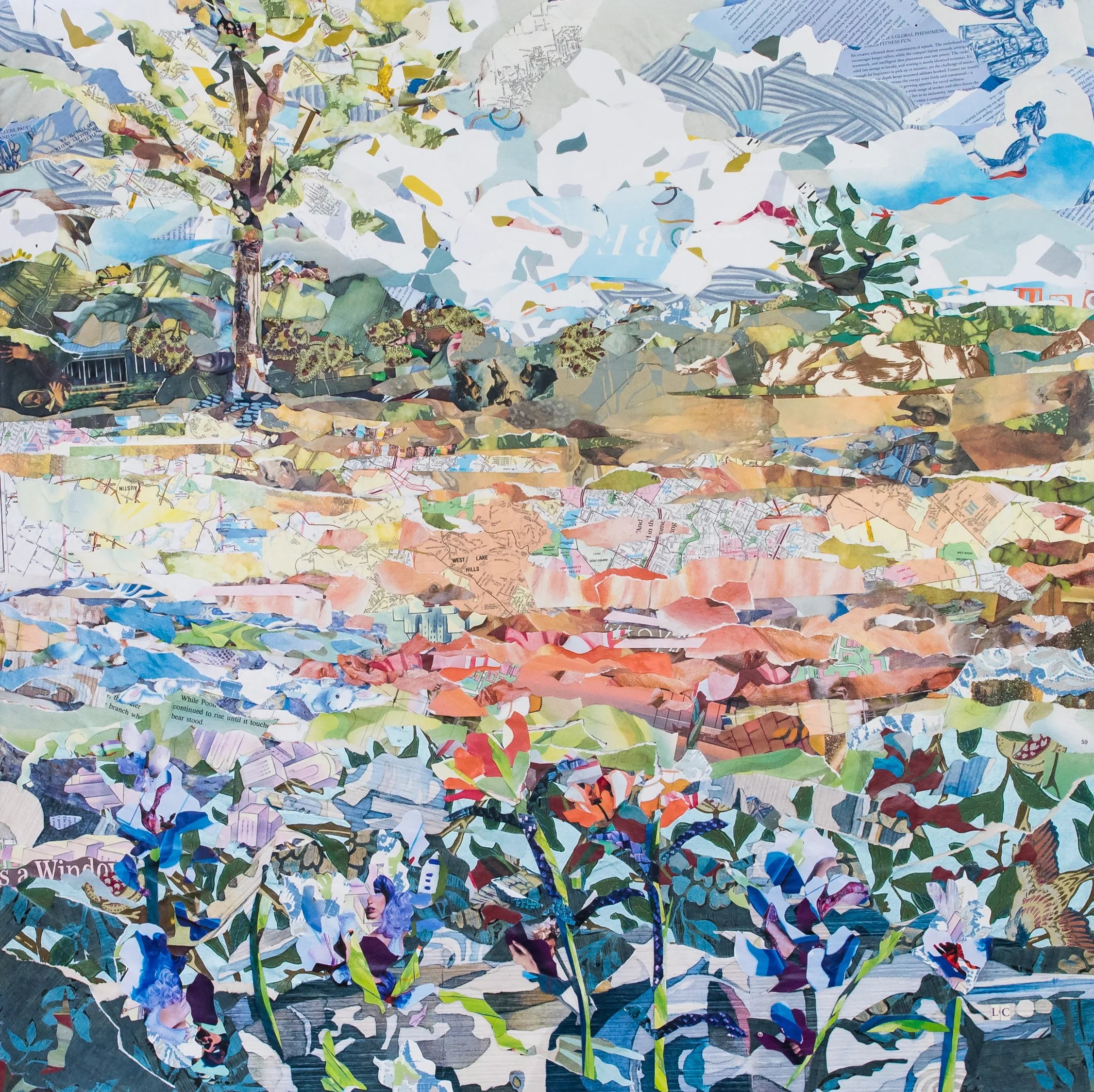 Winy Hill Country 32 x 32 in