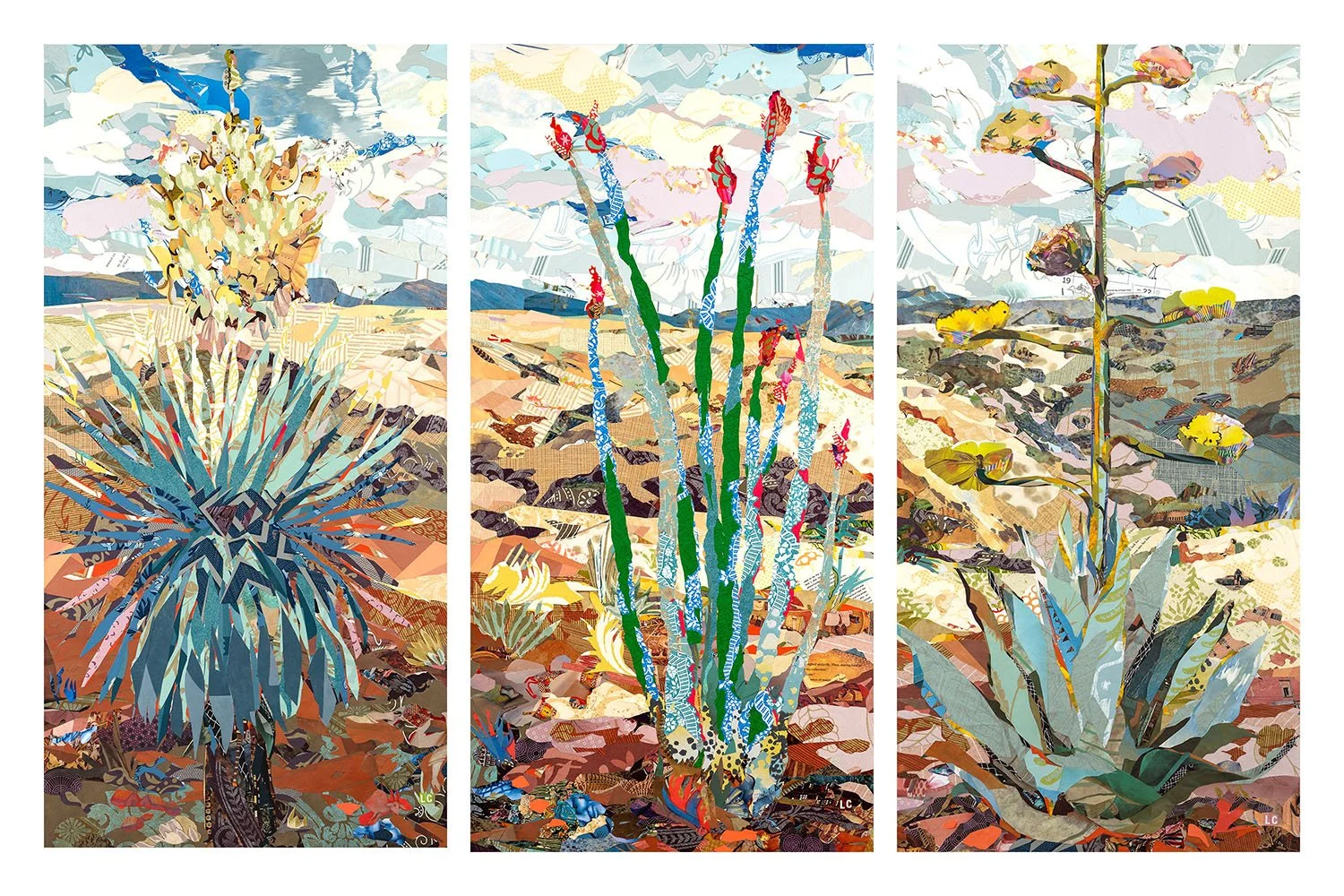 Three Sisters 24 x 48 in (each)