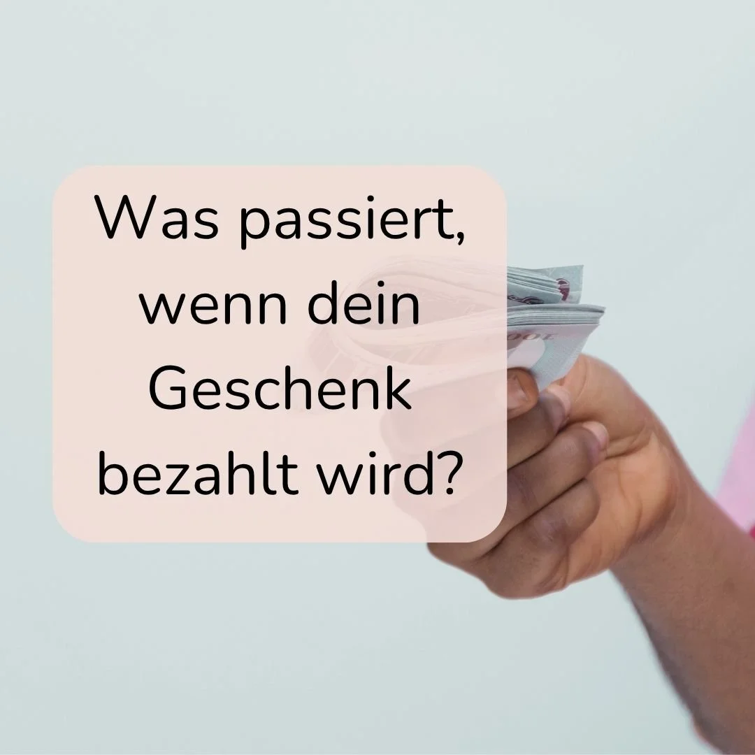 Wann ist etwas ein Geschenk – und wann eine Dienstleistung?