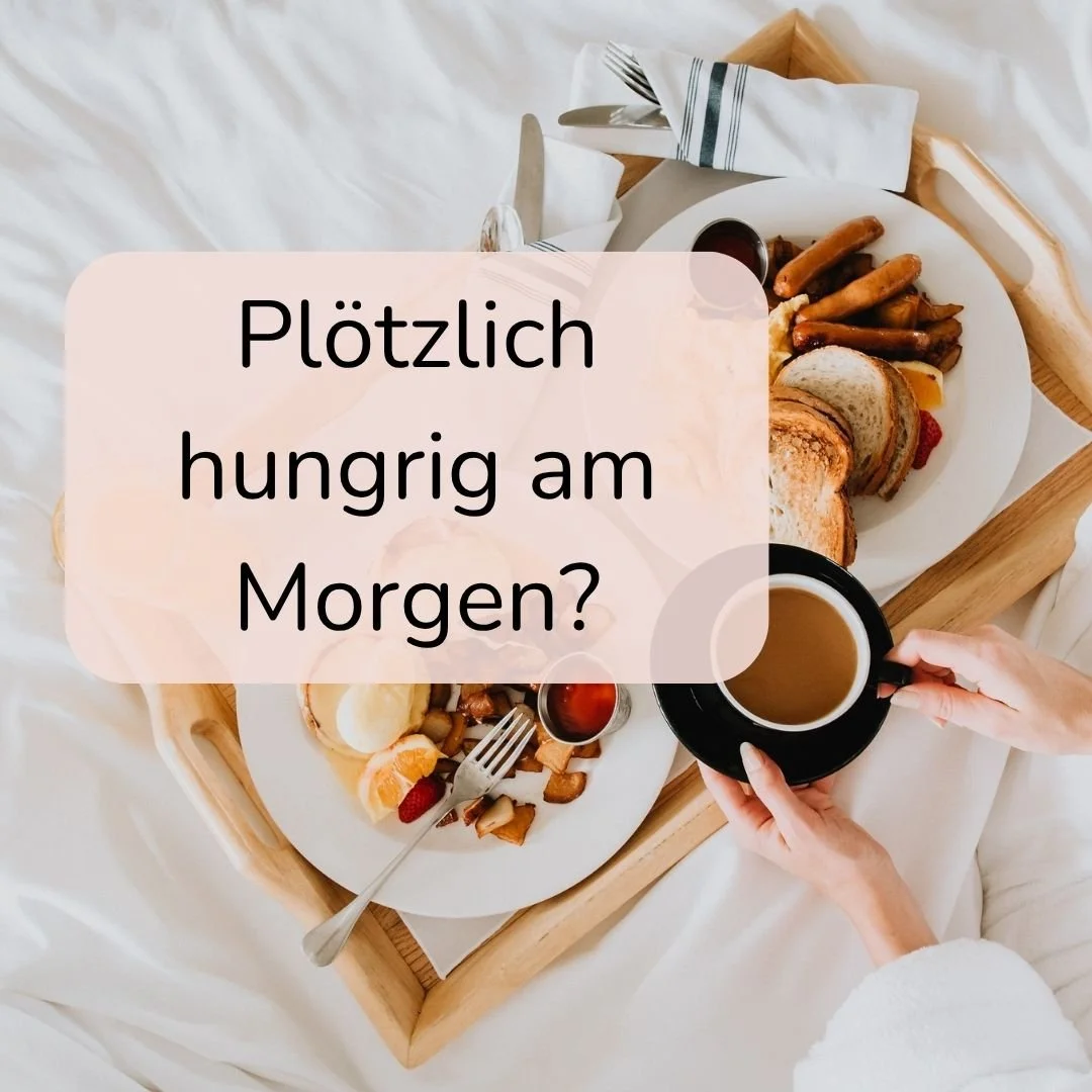 Was plötzlicher Hunger am Morgen mit deinem Zyklus zu tun hat.