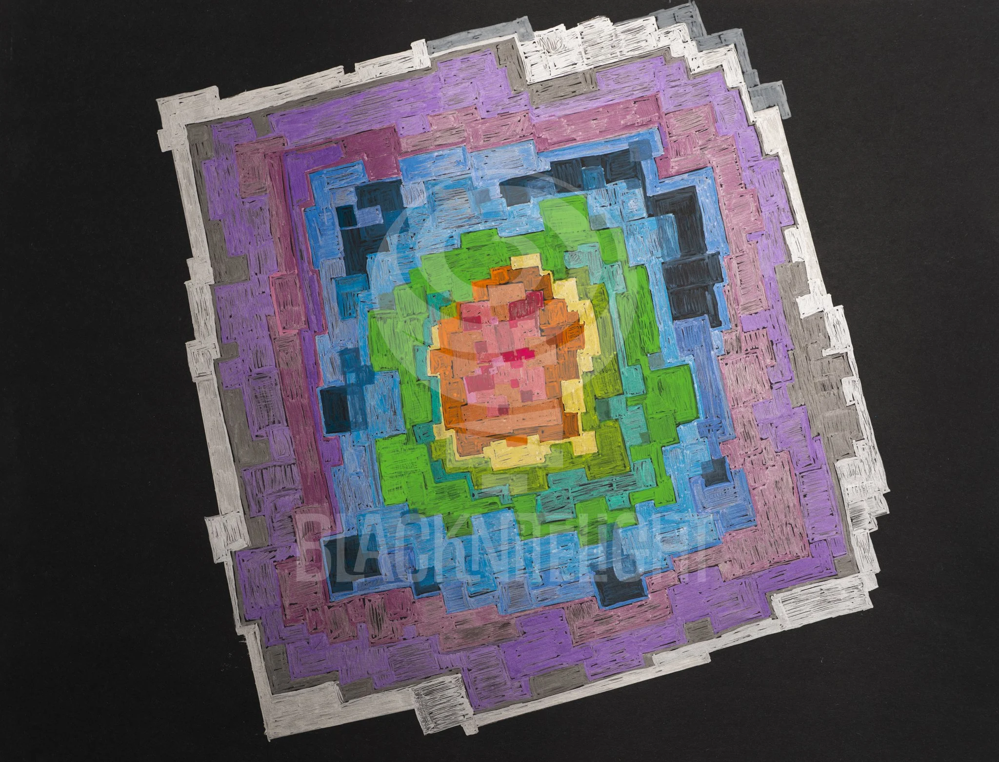Top Down
16x20, Marker on Paper

▀▄▀▄▀▄ ___ ▄▀▄▀▄▀
(Watermarked to prevent AI training)