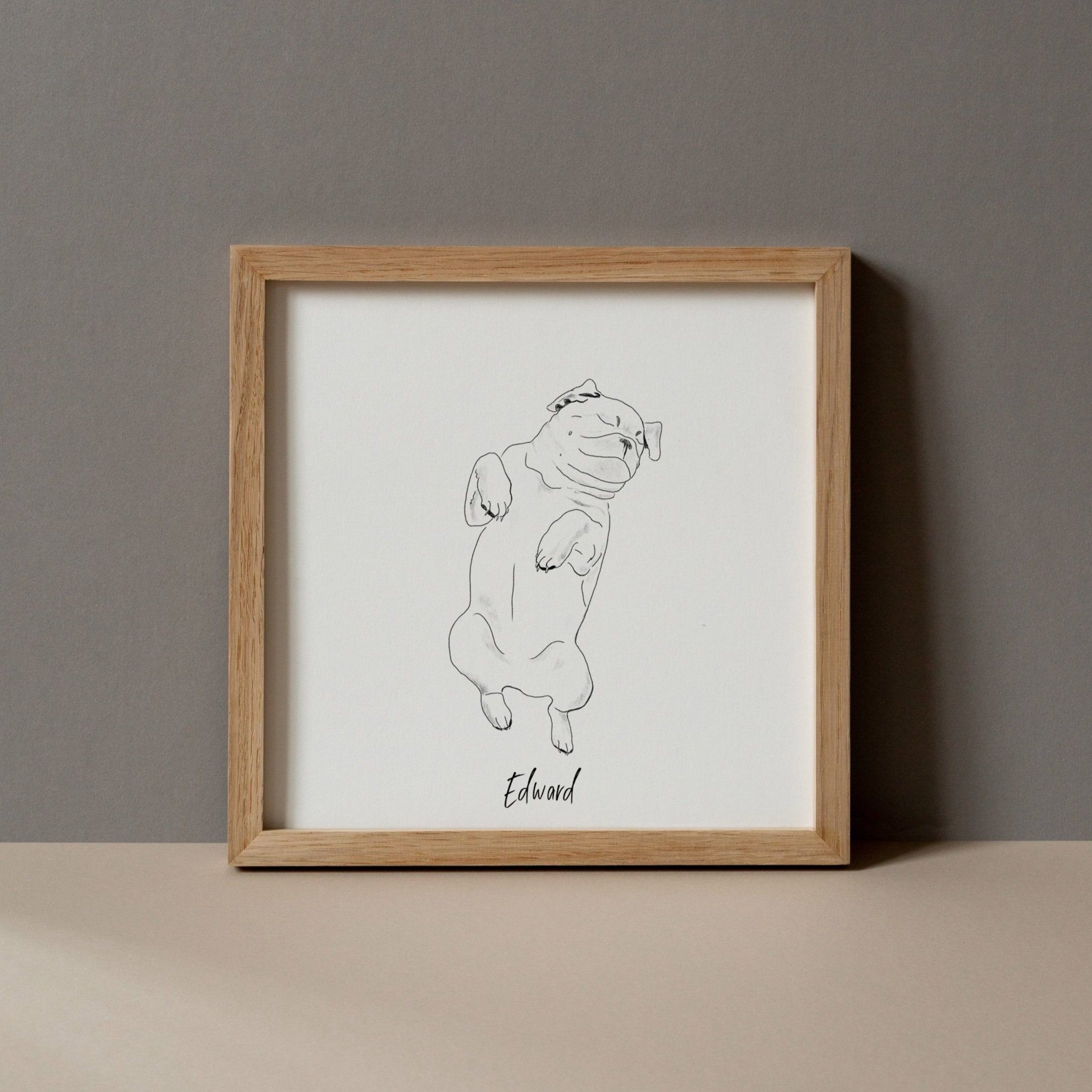sketch%2Bpeaceful%2Bpug%2Bname%2B25x25%2BWooden%2BFrame%2B-%2BDark%2BBG%2B-%2Bfront.jpg