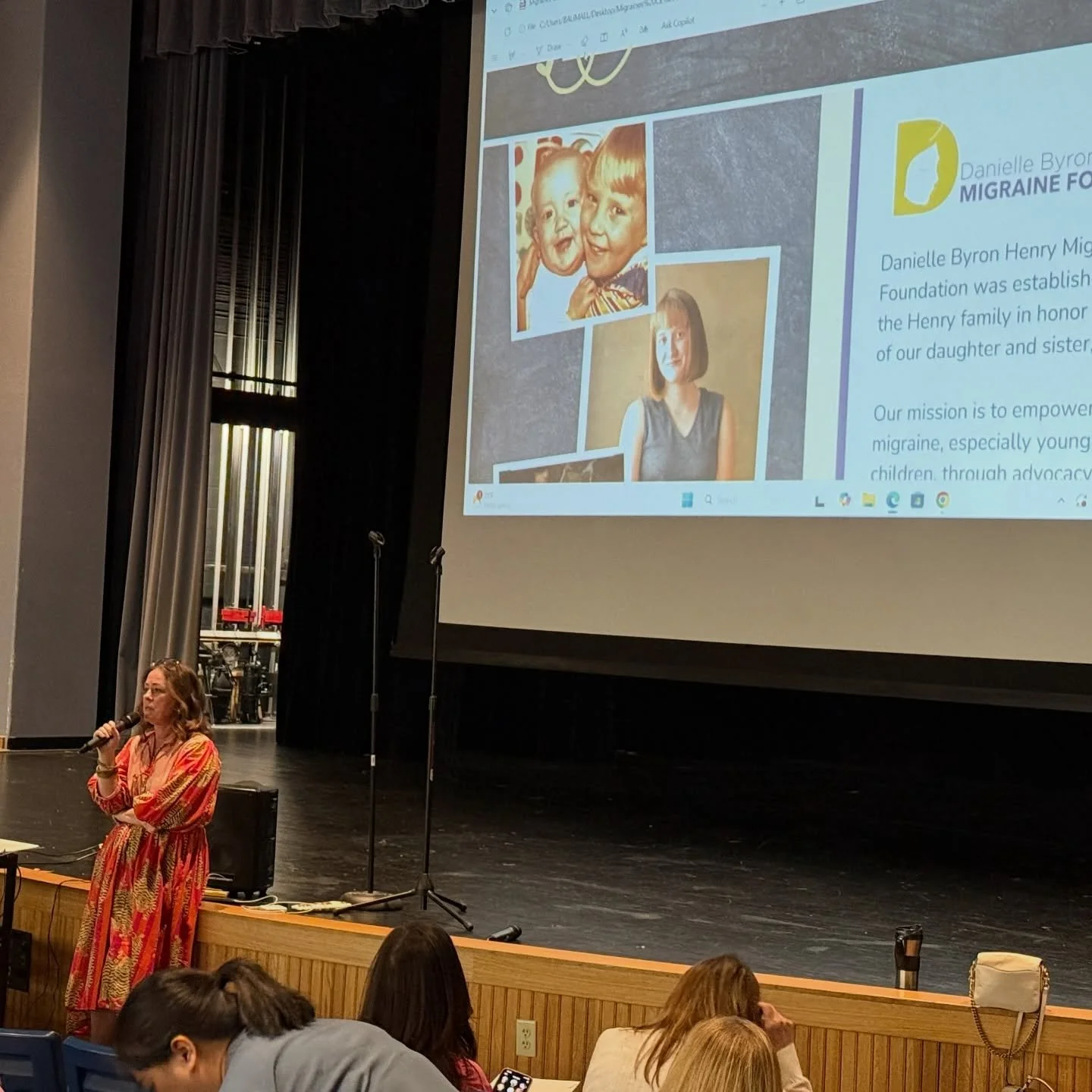 Today, Elizabeth Henry Weyher, Executive Director of the Danielle Byron Henry Migraine Foundation, and Amy Graham, Executive Director of Migraine at School, traveled to Las Vegas to meet with @clarkcountysch, the 5th largest school district in the co