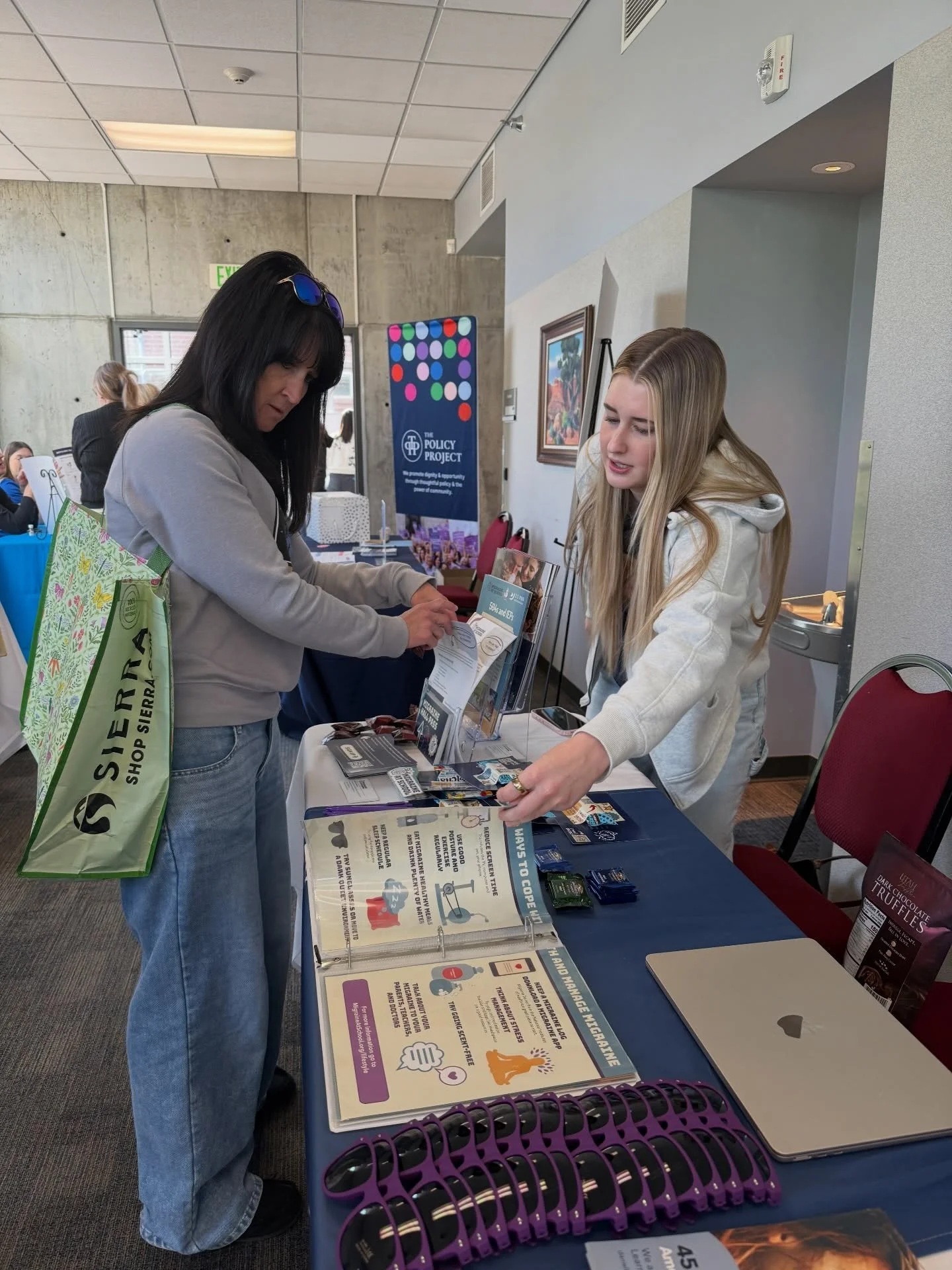 Hi! Elizabeth and Kate here 👋

We&rsquo;re at the @utahschoolnurses Spring Conference sharing resources on pediatric migraine and Migraine at School with school nurses!

We&rsquo;re also signing nurses up for our CE presentations for Fall 2026! 

Ha