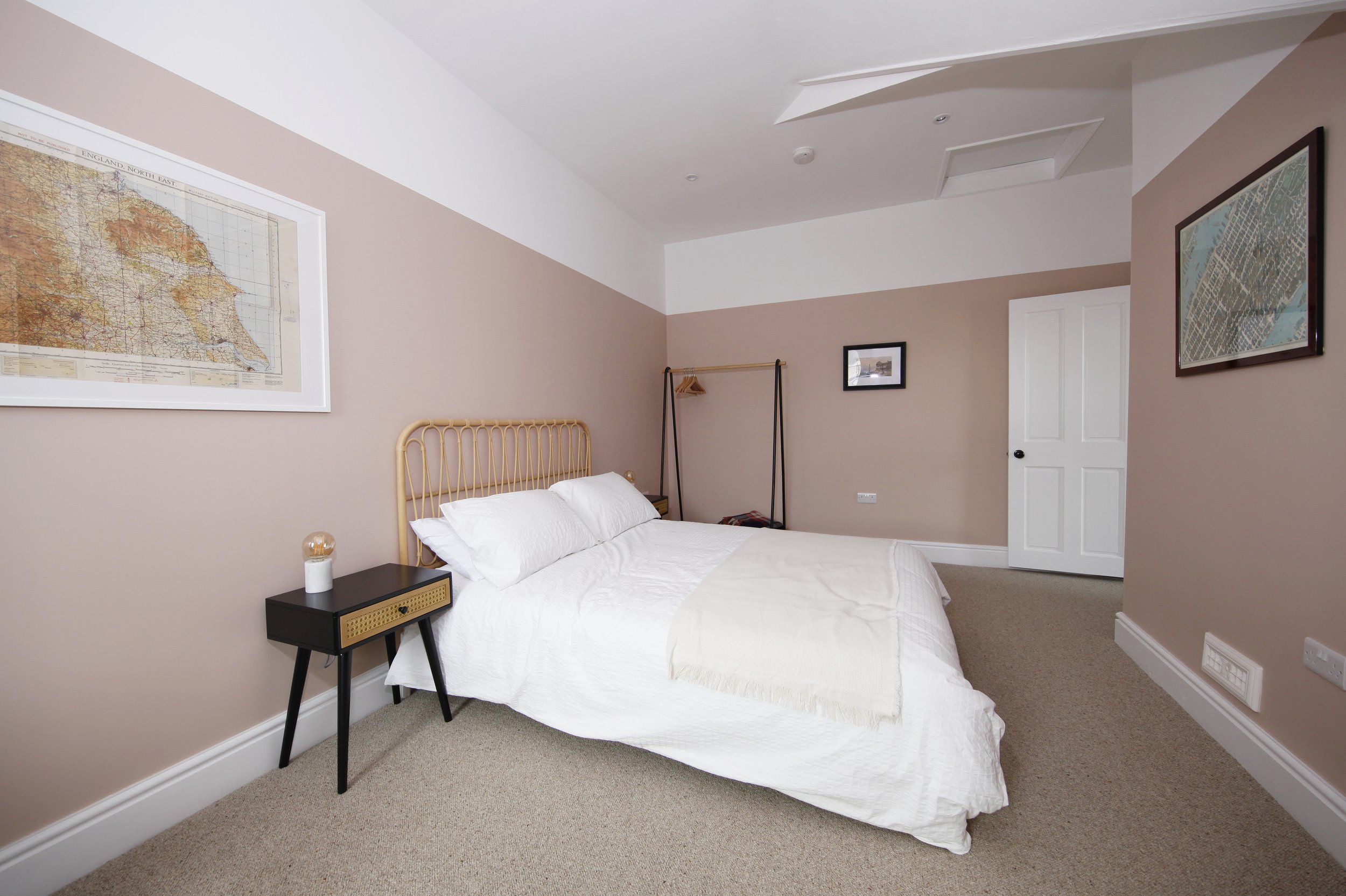 Large king-size bedroom, complete with snug and smart TV