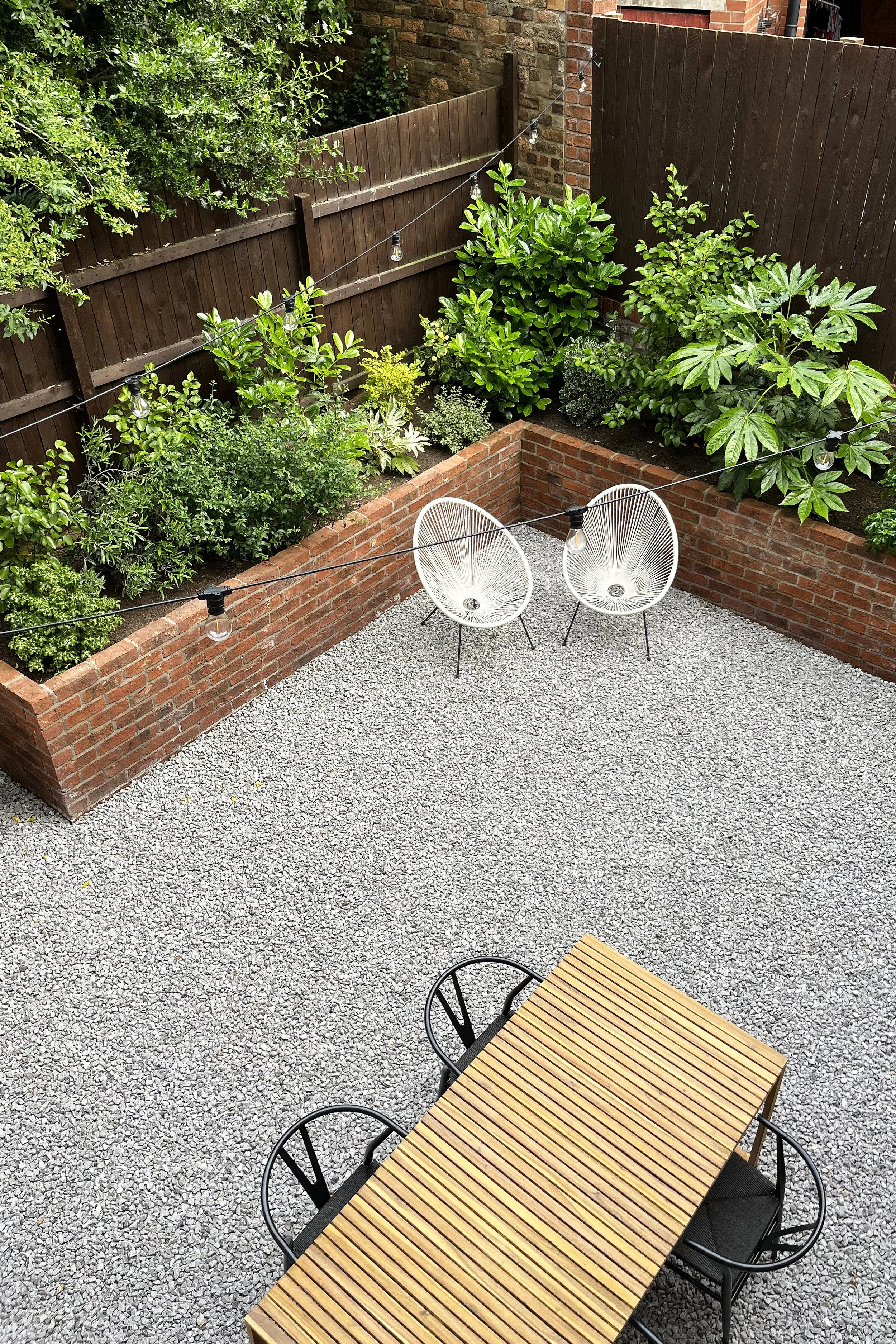 Private courtyard garden