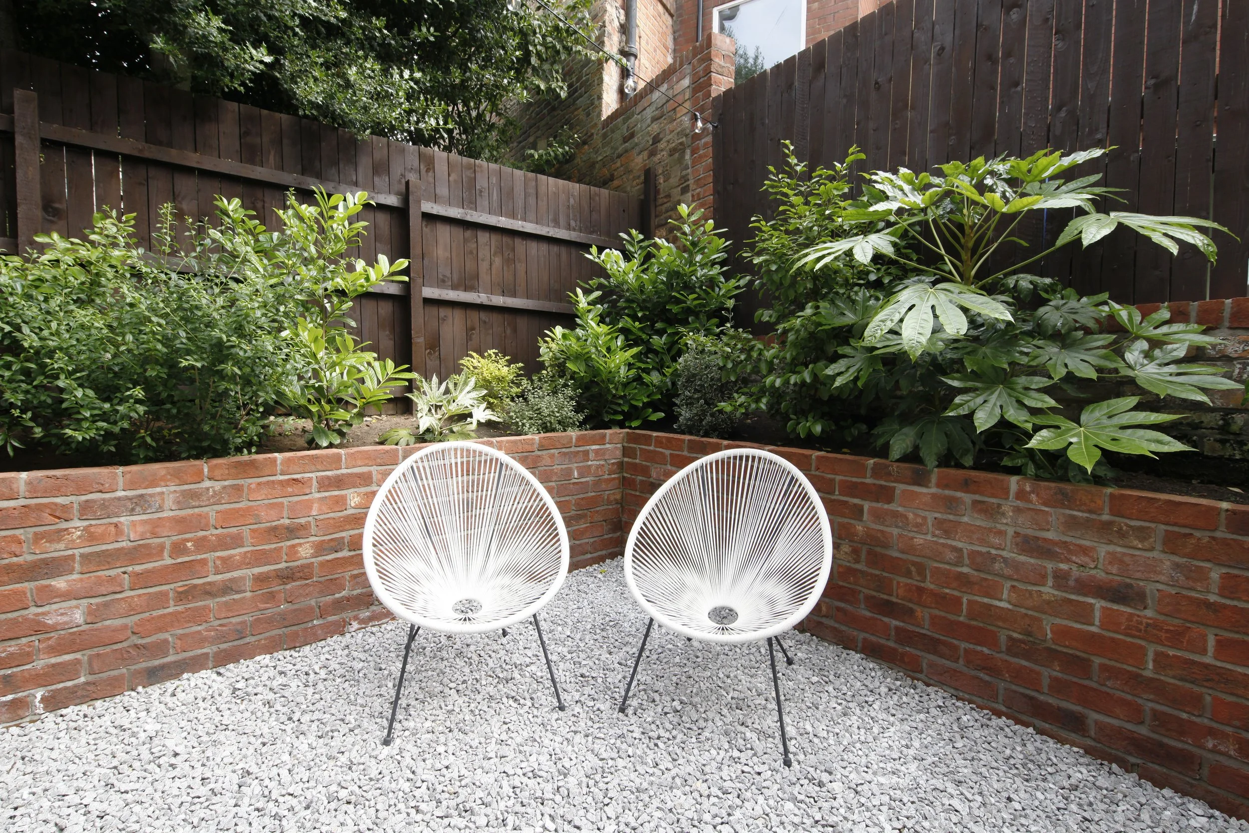 Private courtyard garden