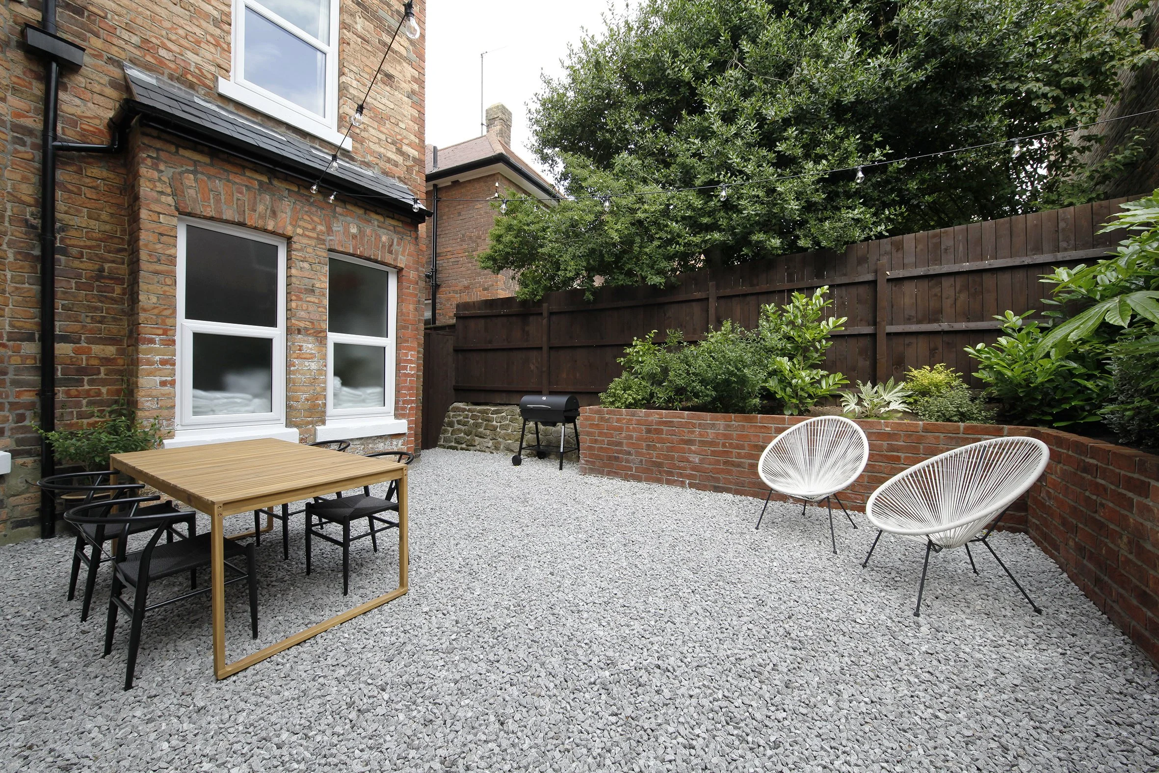 Private courtyard garden