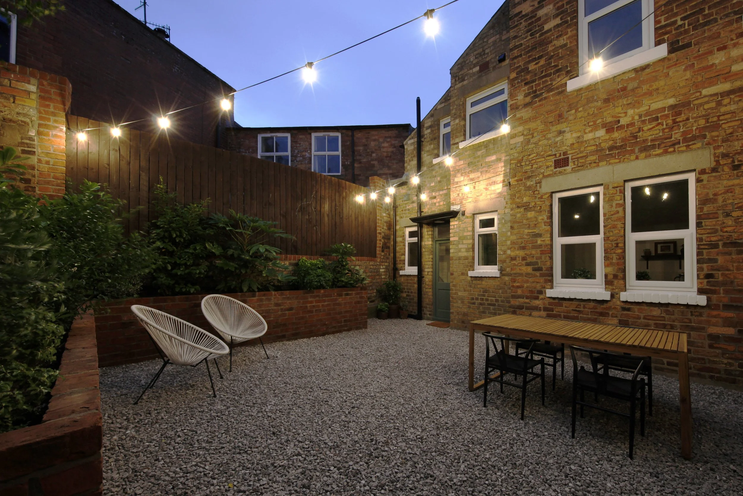 Private courtyard garden