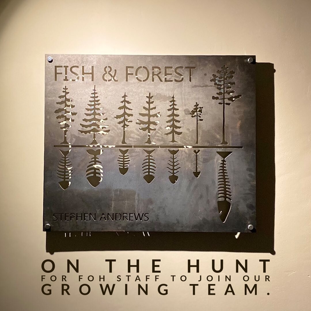 On the hunt for part-time FOH staff to join our small friendly team. 

If you are interested drop us a message and we can talk. 

#jobsyork #restaurantjobsyork #fishandforest  #onepercenteveryday 

@yorkonafork @york.independentlife @indieyork @visit