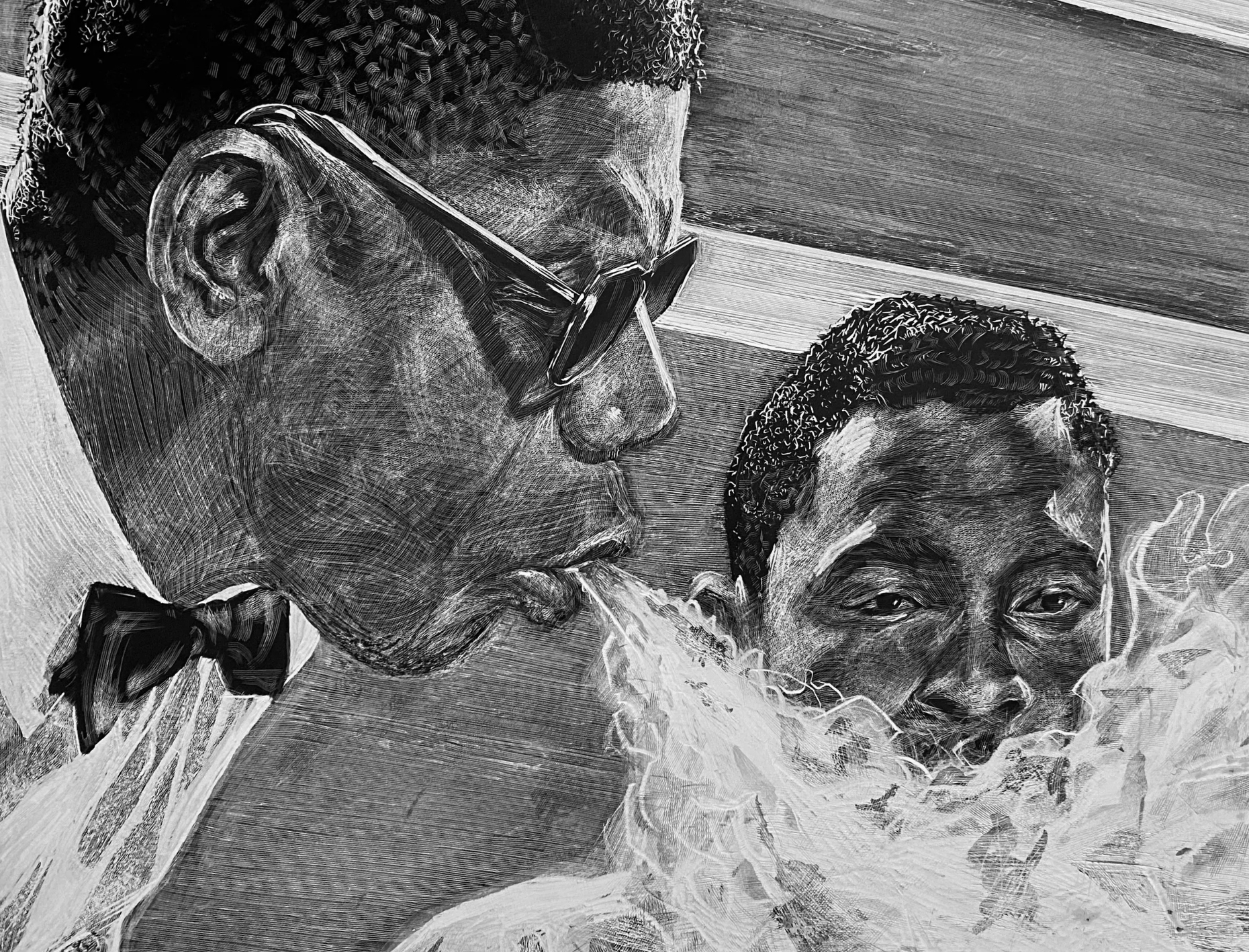 Drawing Jim Cook Blues-Brothers