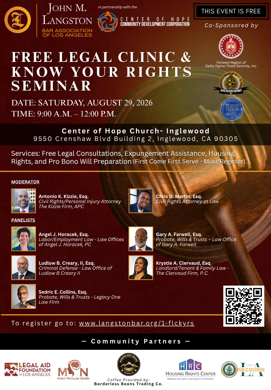Legal Clinic & Know Your Rights Seminar