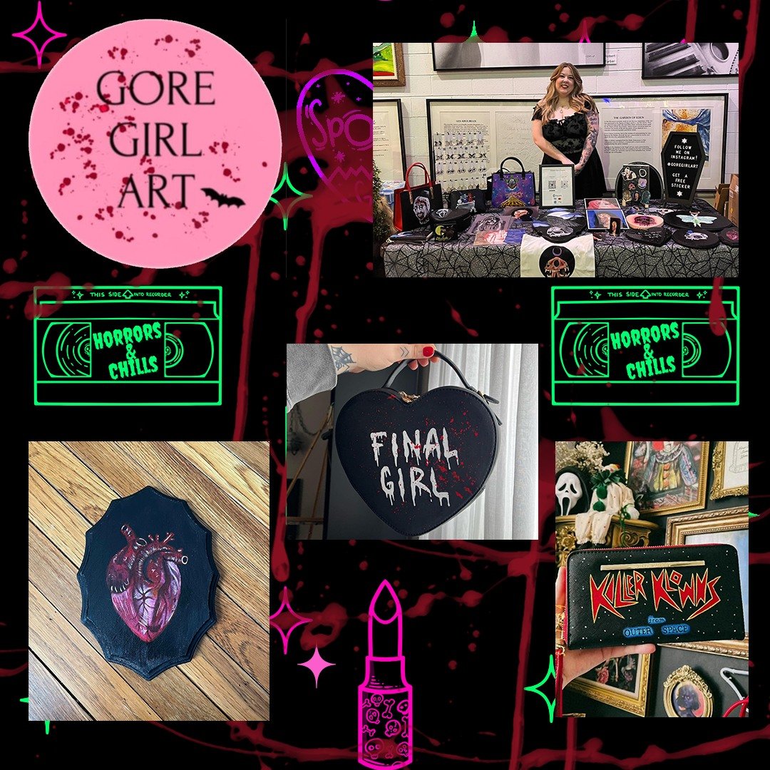 Alternative Alley Vendor Spotlight lucky #13! 
It gives us such chills to introduce our next new vendor to this event, the Lovely and Talented @goregirlart !

My name is Antonia but I go by GoreGirl online. I have always been passionate about art sin