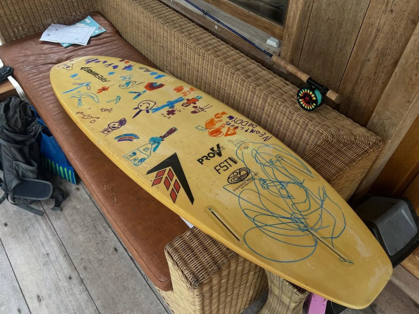 Kandui ready! Thanks to my sponsors for the artwork.