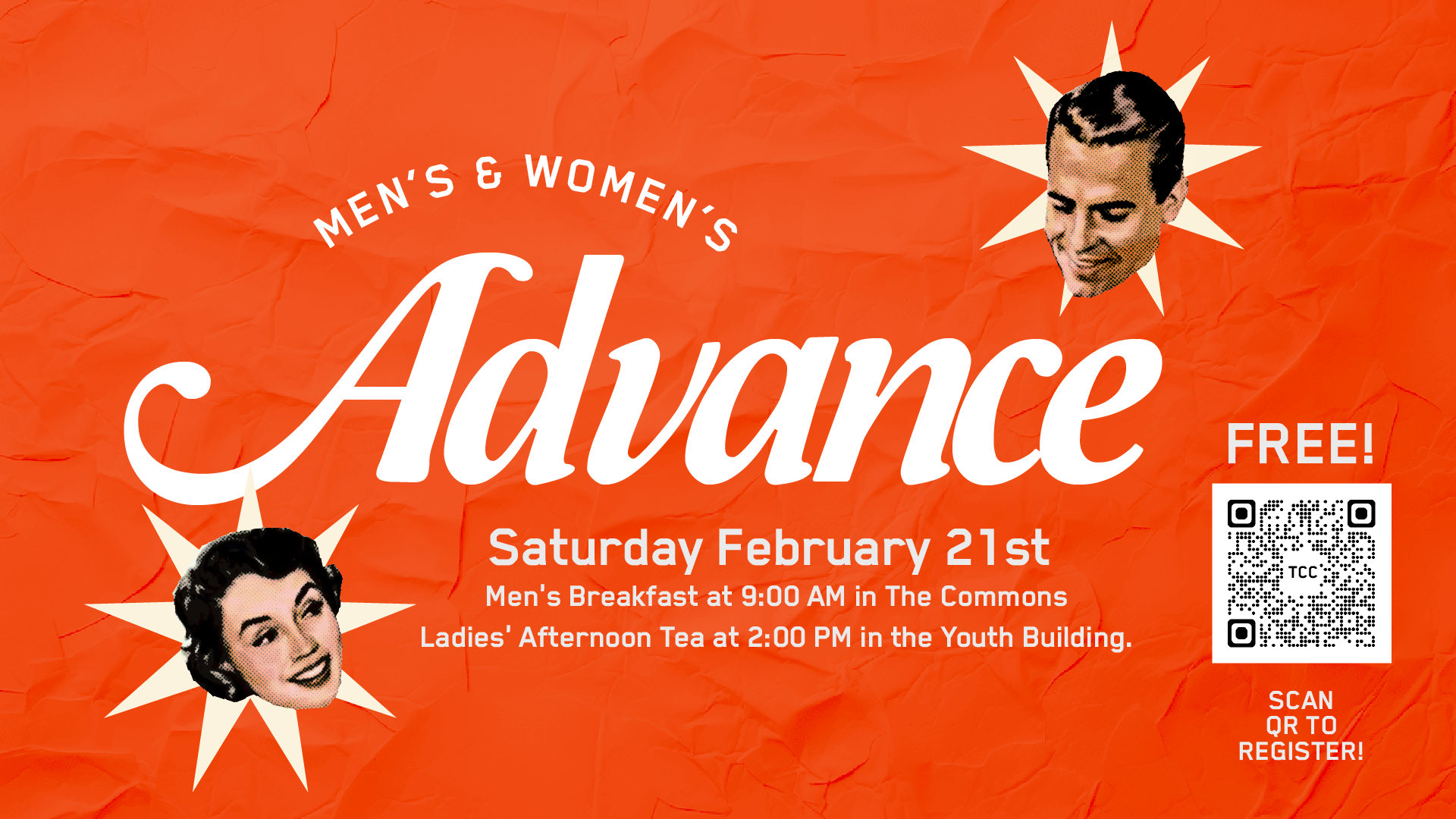 Men and Women's Advance