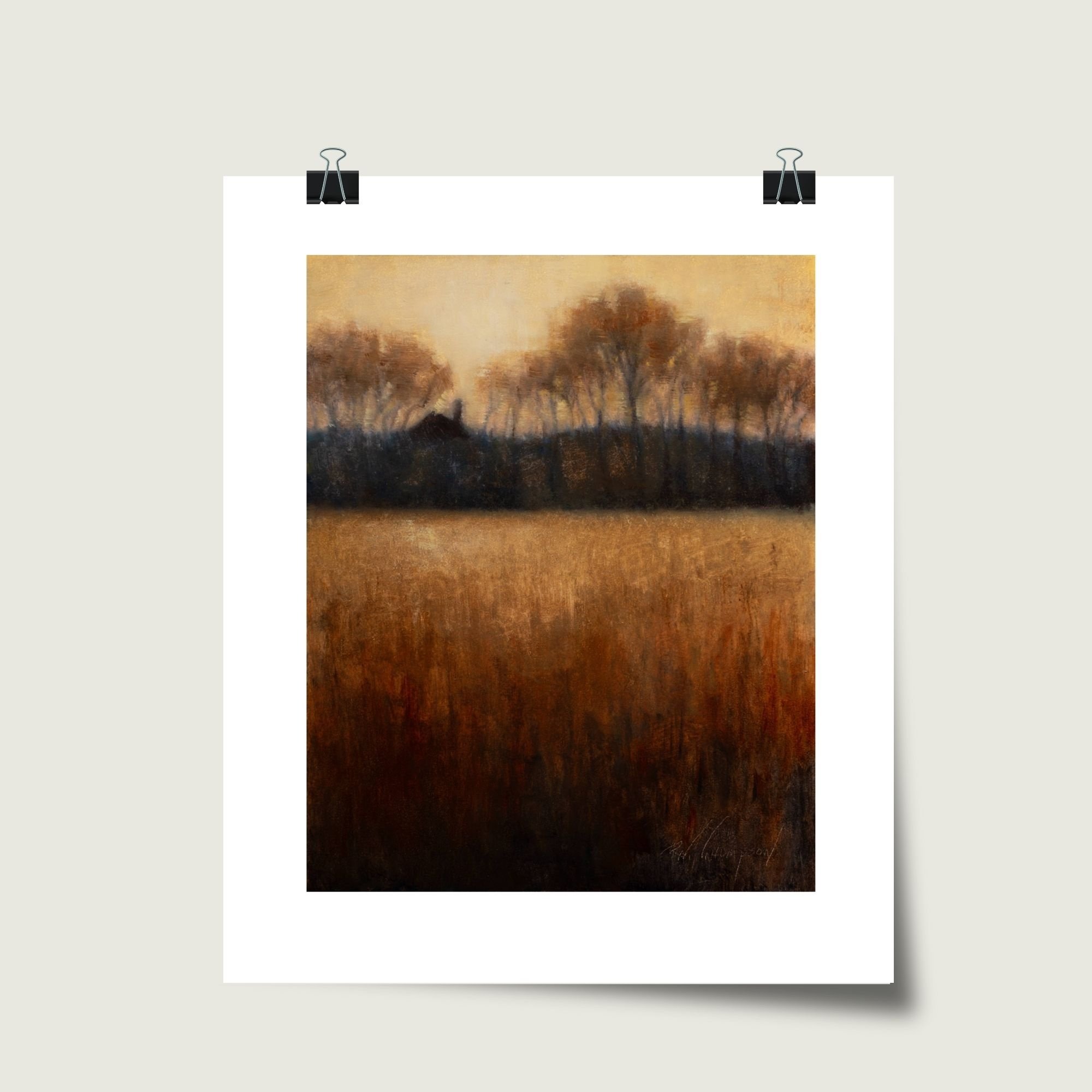 Winters Dusk, print w:clps:sq.jpg
