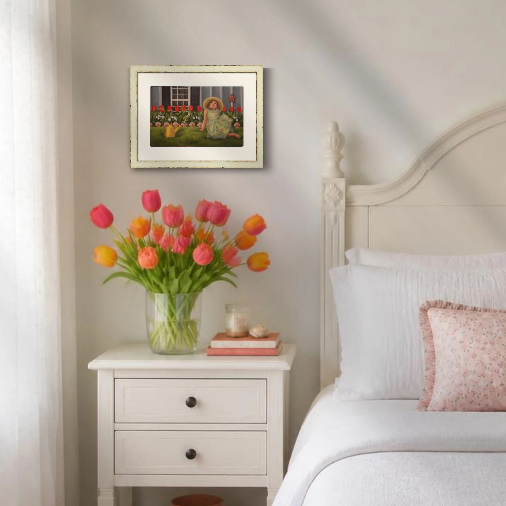 Copy of Mary Contrary framed girls room etsy .jpg