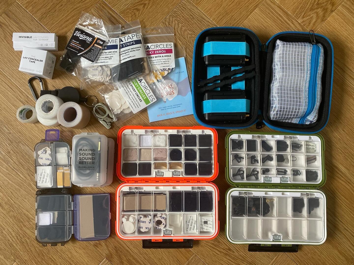 All stocked up again thanks to @pinknoisesystems

@ursastraps @vivianasoundsolutions @bubblebeeindustries @hideamicusa @orcabags @deitymicrophones @sankenmicrophonesfrance

#locationsound #locationsoundrecordist #locationsoundmixer #locationsoundreco
