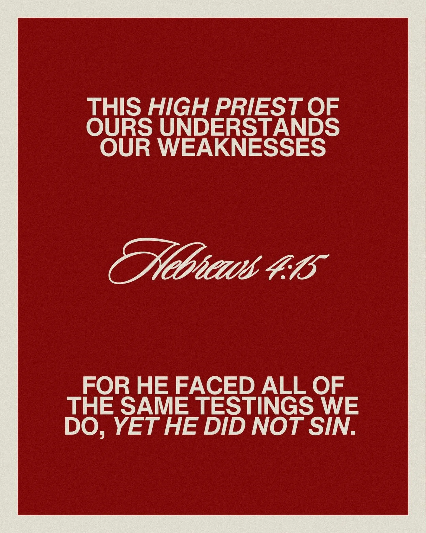 Incense once rose daily, but now grace and mercy stand forever in Jesus. 

We don&rsquo;t have to negotiate or make promises to earn God&rsquo;s favor. Jesus is our lasting High Priest. He understands us, gave Himself for our sins, prays for us, and 