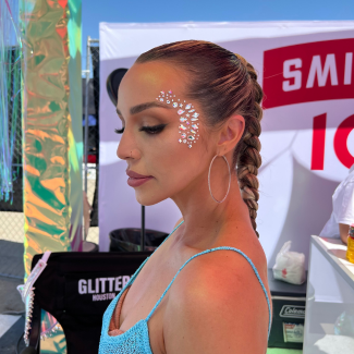 Glitterbar STL corporate event activation for Smirnoff at Coachella.