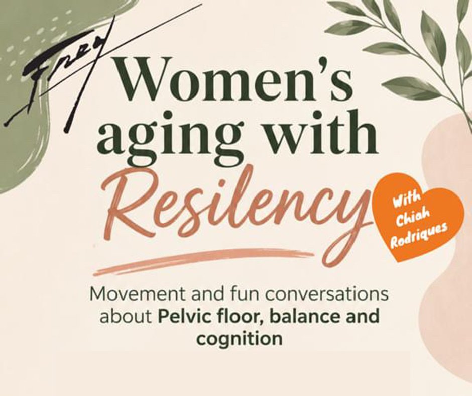 Women's Aging With Resiliency - Workshop with Chiah Rodrigues