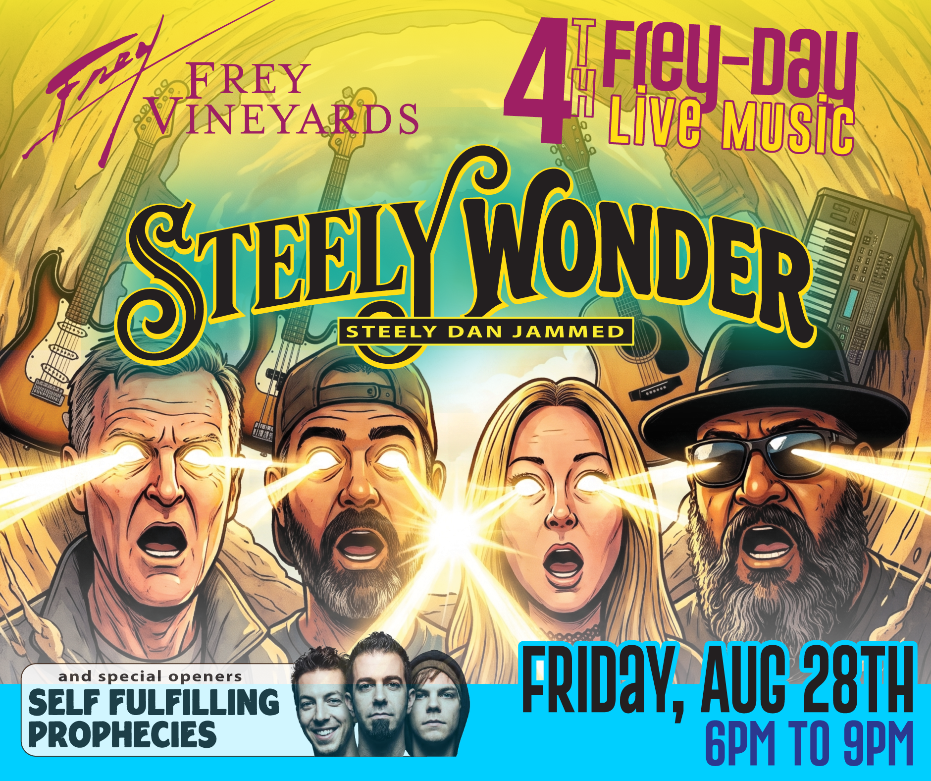 4th Frey-Days Live Music with Steely Wonder &amp; Self Fulfilling Prophecies