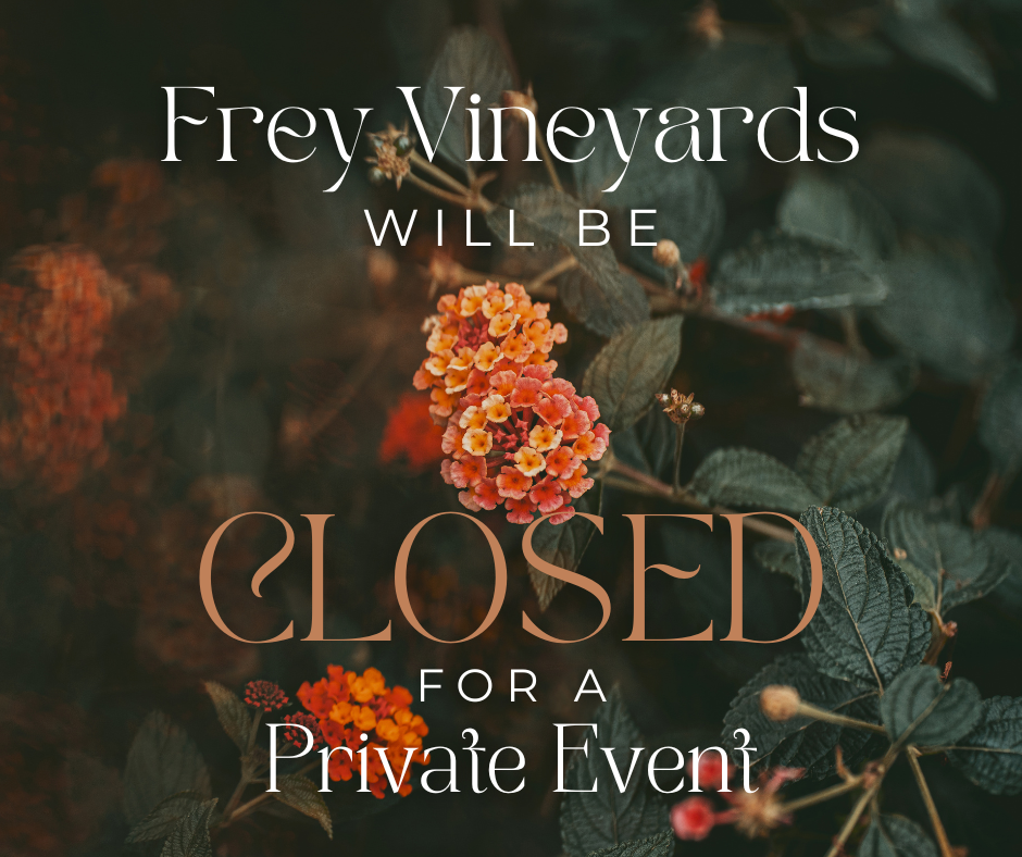 Tasting Room Closed - 10/24/26