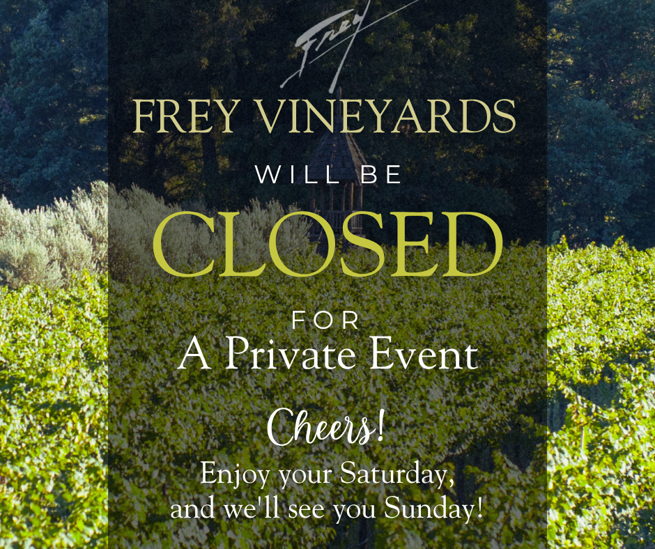 Tasting Room Closed - 10/17/26