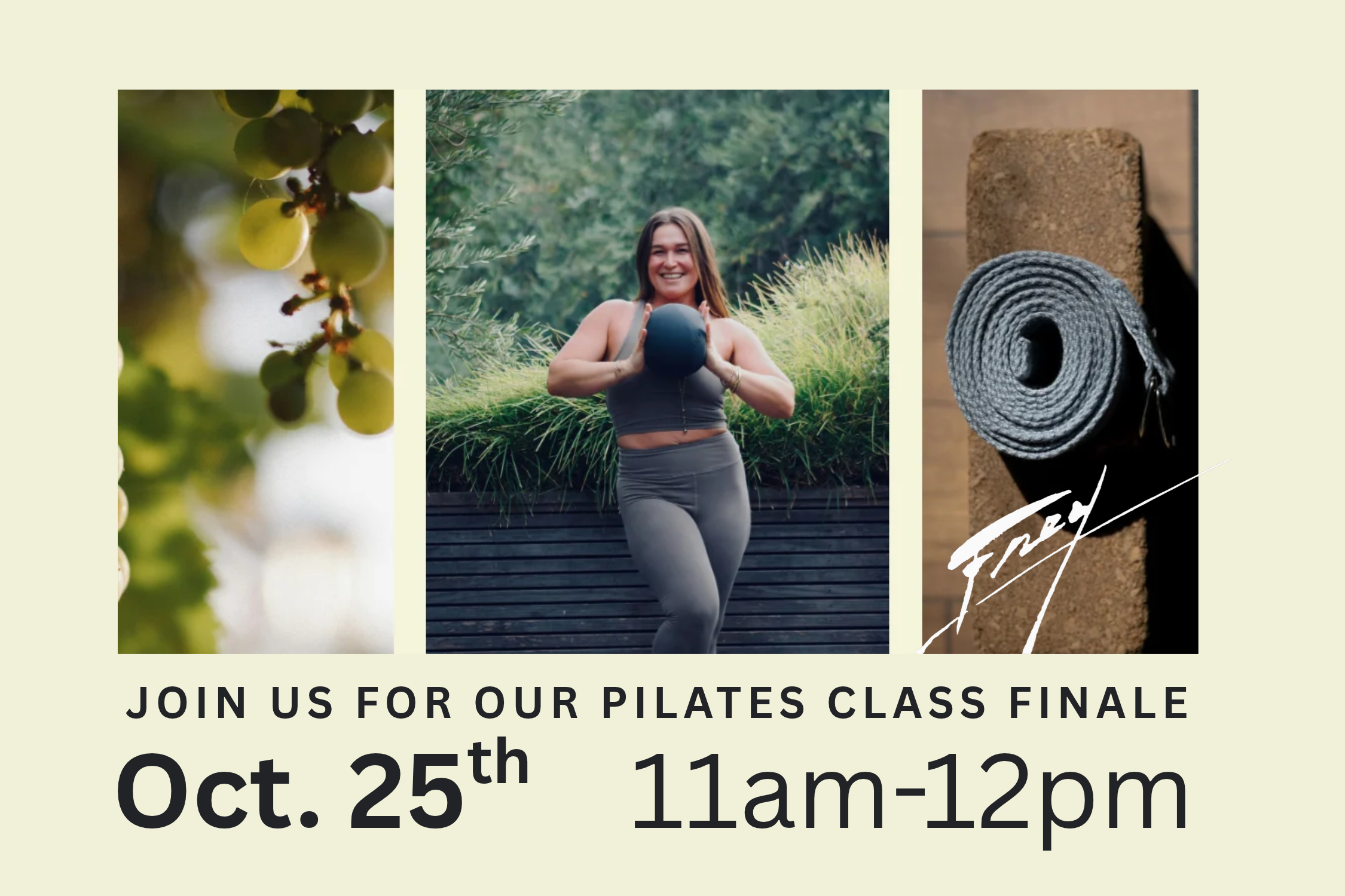 Pilates with Carmella (final class of the year!)