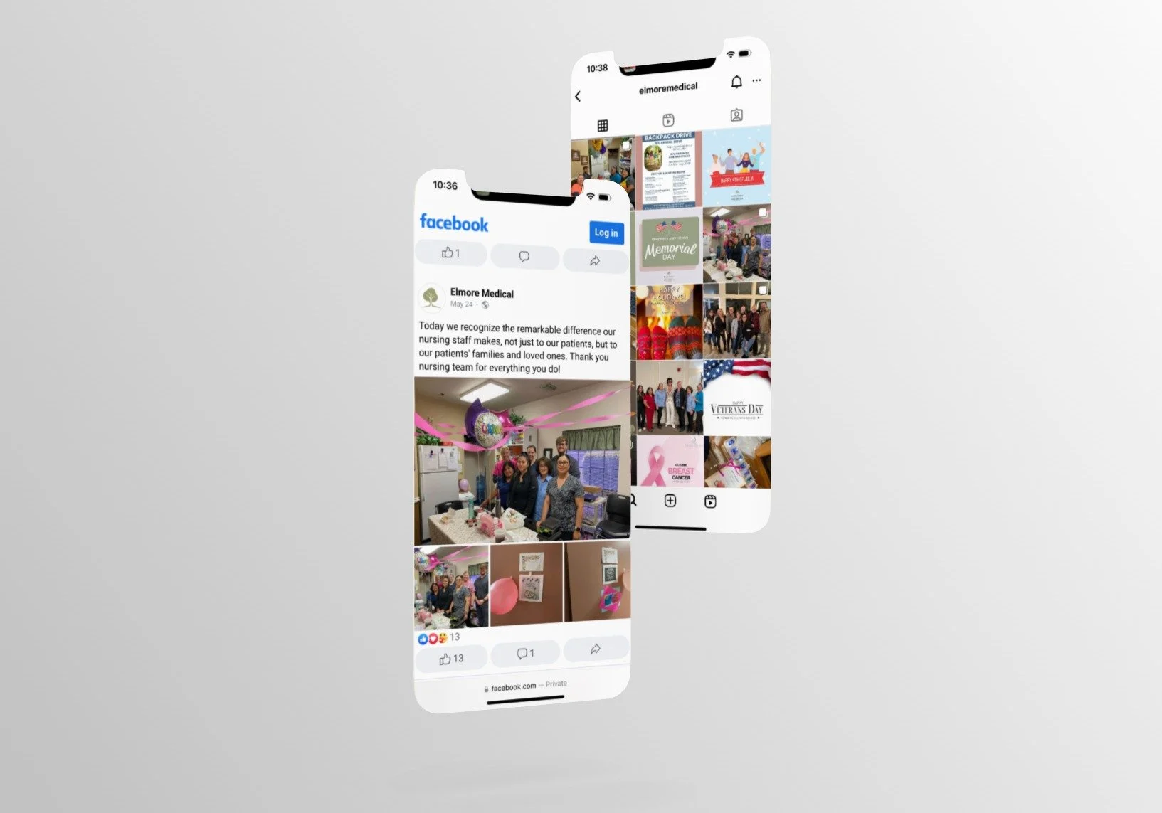 Social Media - Elmore Medical