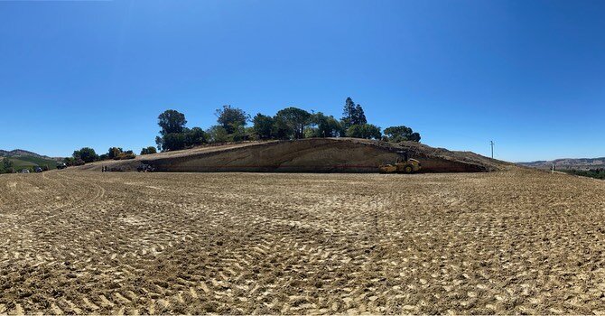 Grading! Lots of grading. New project in Sonoma California