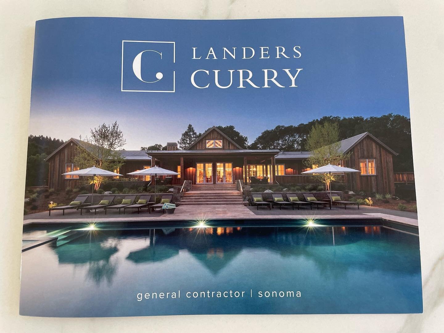 New marketing piece for Landers Curry. Thank you to my incredible crew, fantastic subcontractors and office team. It takes a good team to win a game and it takes a fantastic team to build a beautiful house.