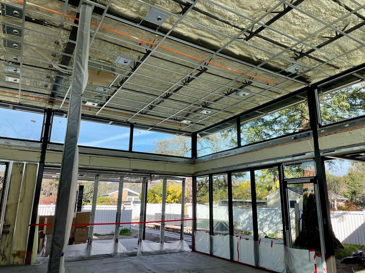Progress on steel framed home and Sonoma