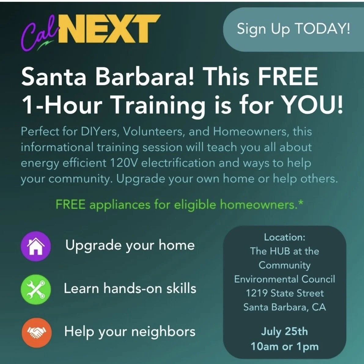 CalNEXT Community Electrification Pilot Training