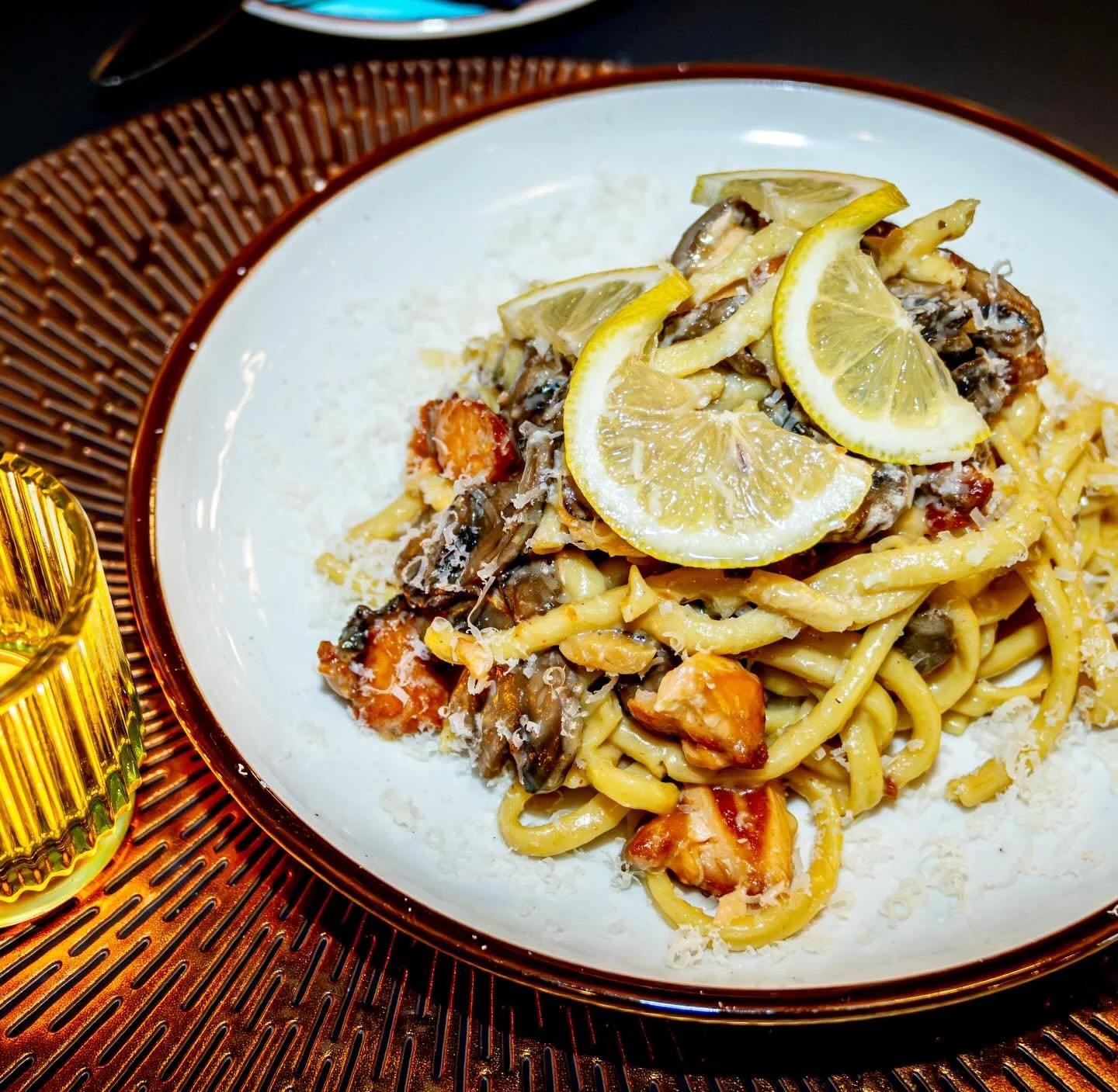 Only a couple days left to try this Pasta Special!

Terra e Mare 

Bucatini, salmon, garlic, mushrooms, white wine, parmigiana reggiano 

Come and get it today!
