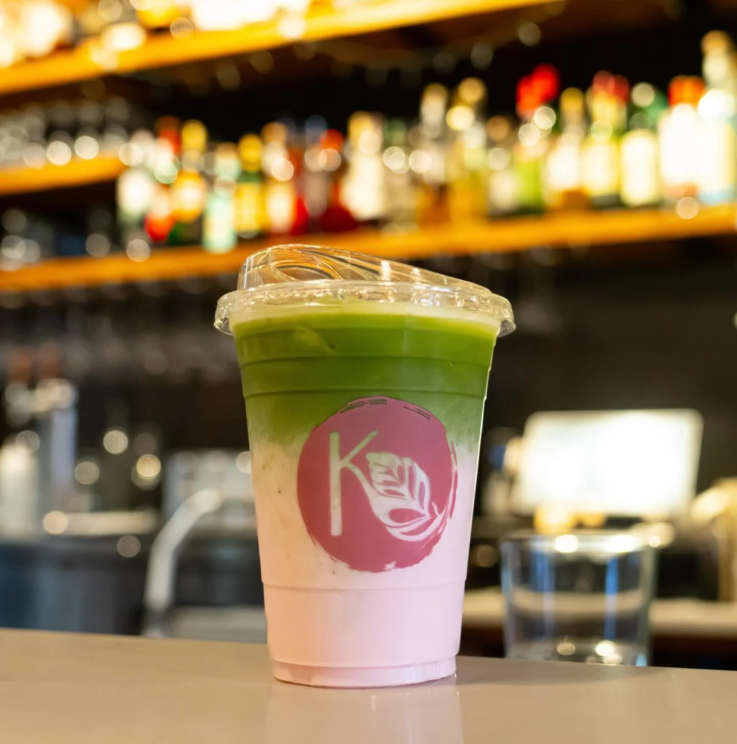 Strawberry Matcha and watching the snow fall after a 80 degree day! Life is interesting! Come to Koma!