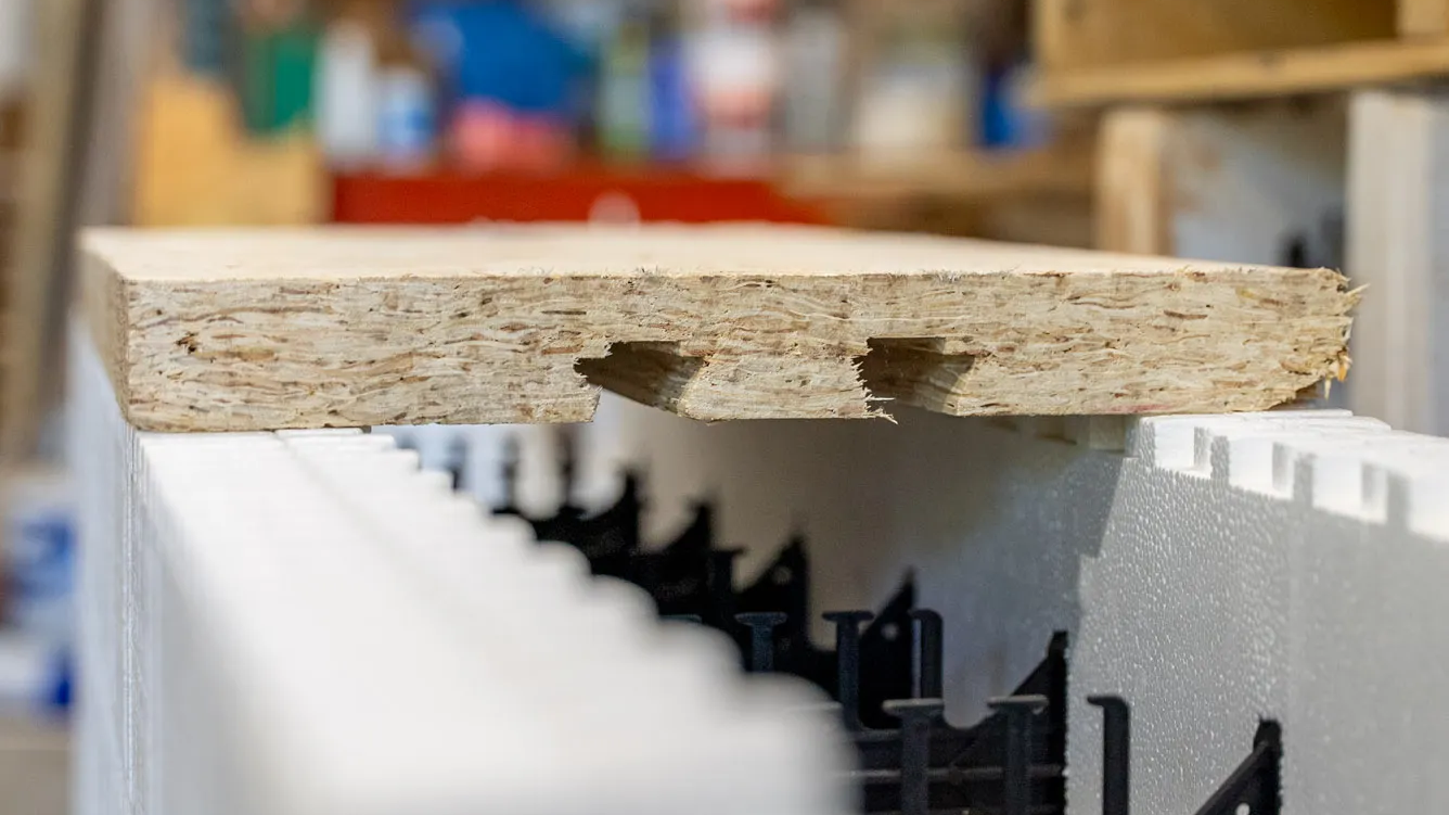 Four buck material options: pressure-treated lumber, non-treated wood, Prebuck, and foam buck
