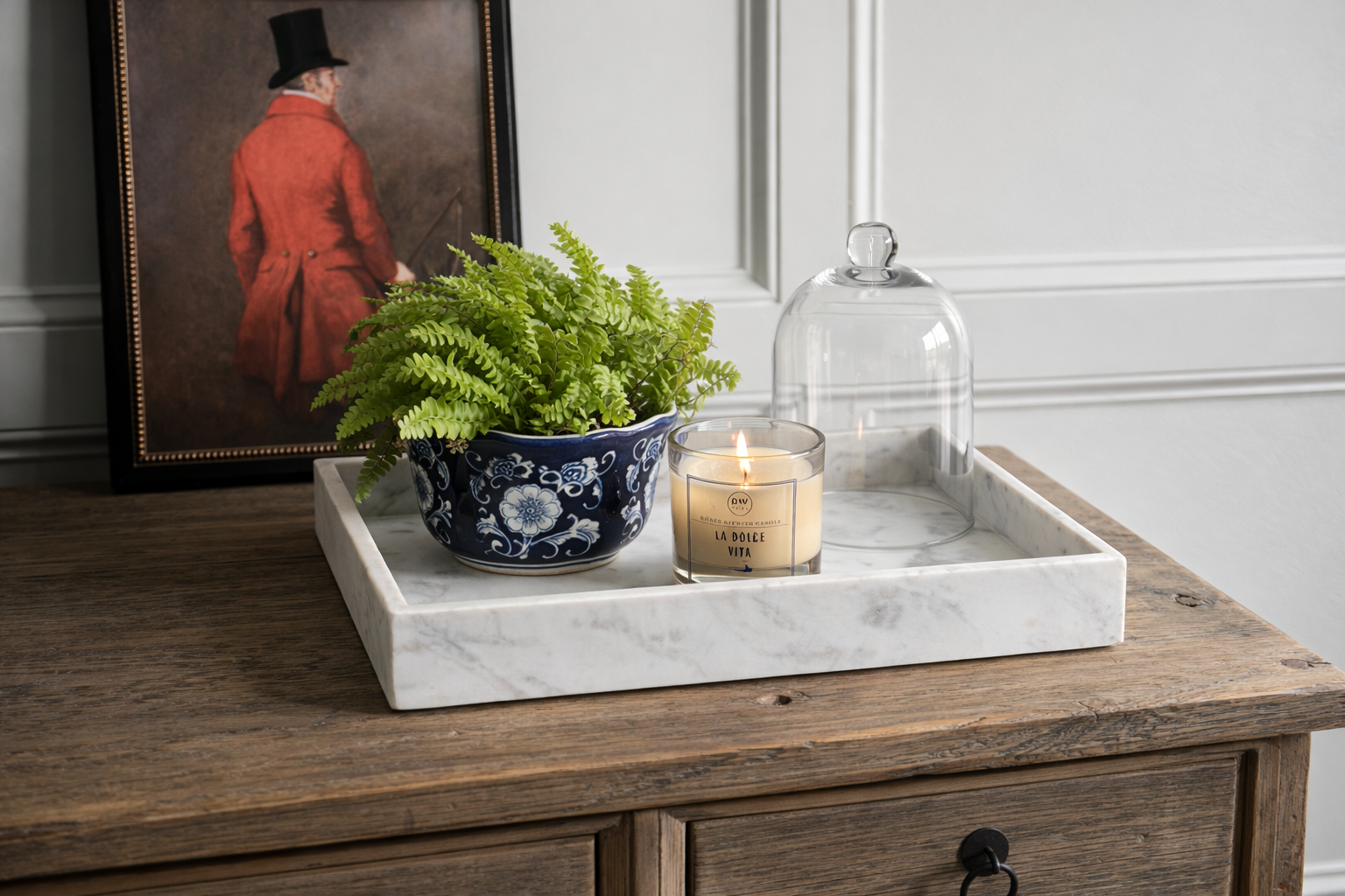 White Marble Tray
