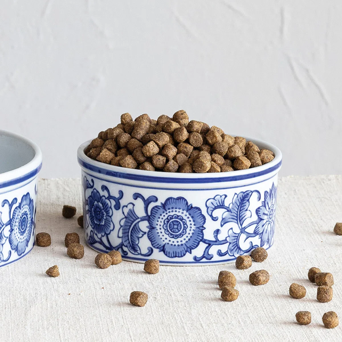 Blue & White Pet Bowl