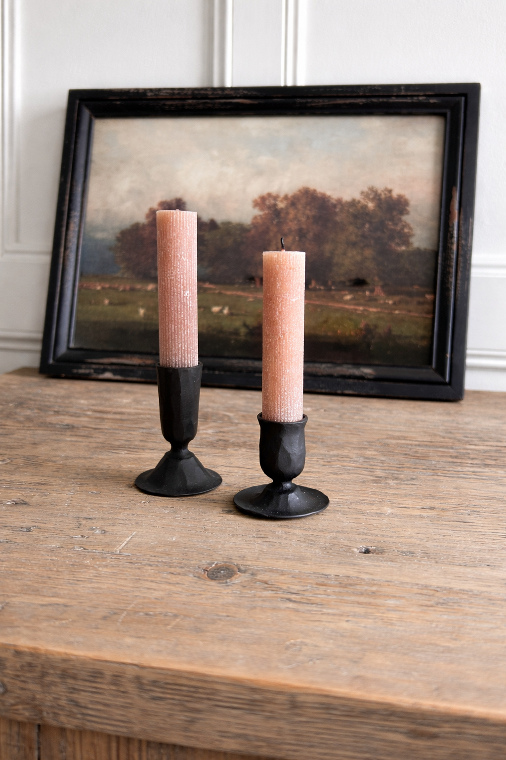 2 1/4" Hand-Forged Cast Iron Taper Holder