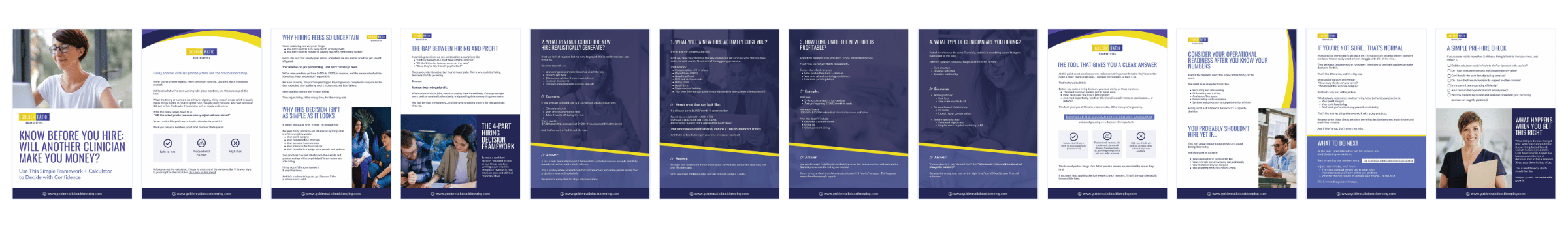 12 pages of guide for therapists Know Before You Hire Will Another Clinician Make You Money
