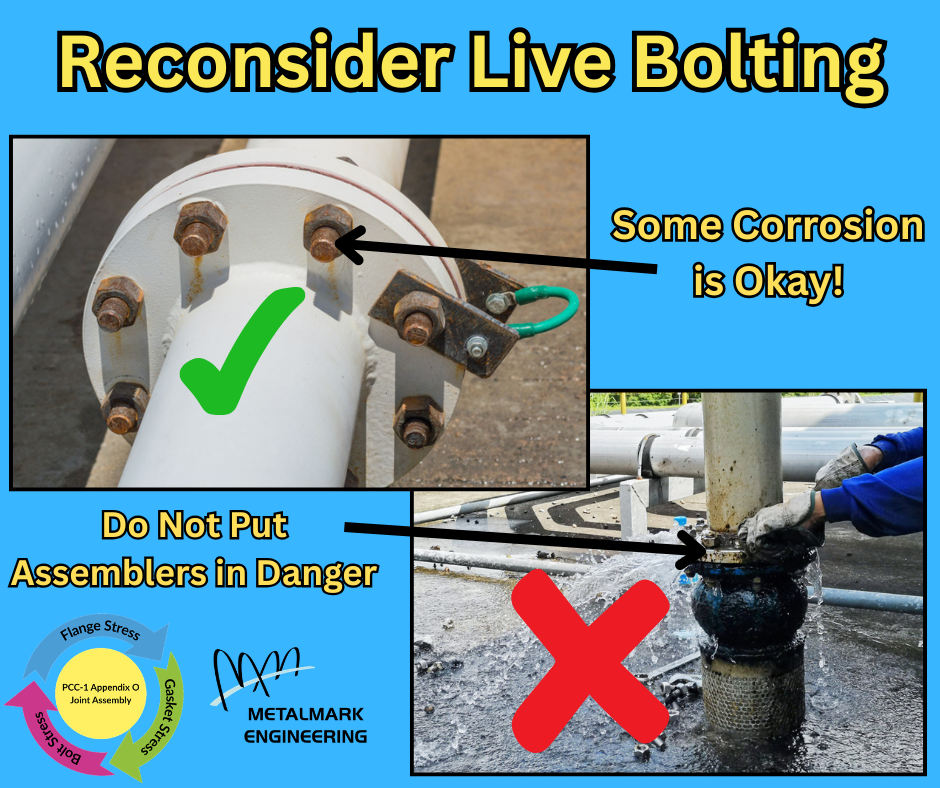 Reconsider live bolting and hot bolting at your facility.