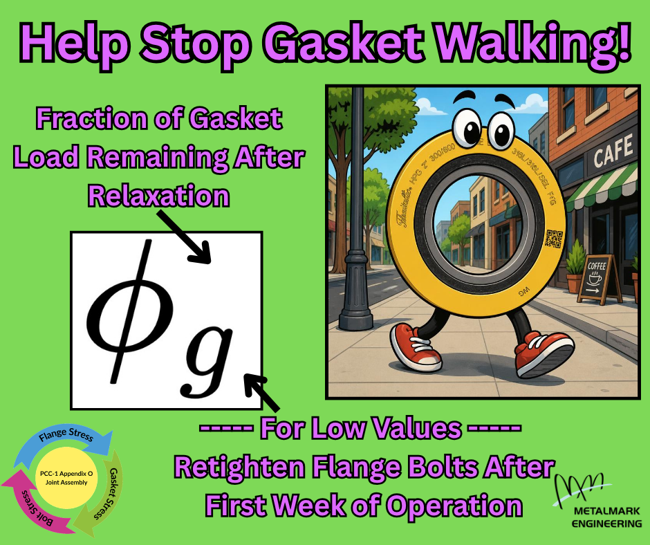Fraction of Gasket Load Remaining after Relaxation, ϕg, for Sheet Gaskets