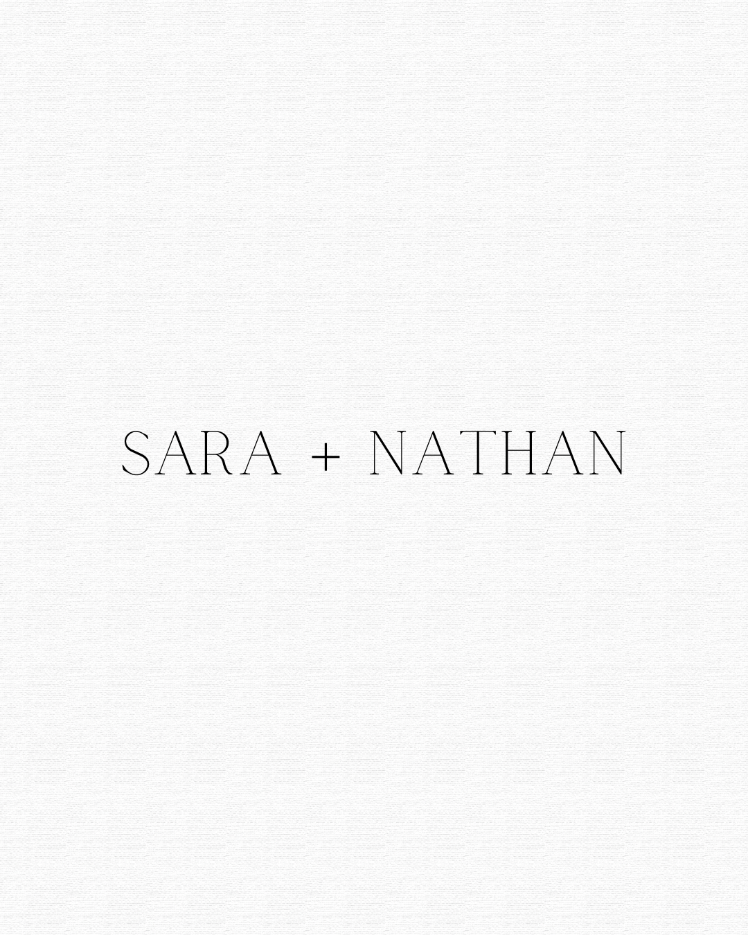 Sara + Nathan