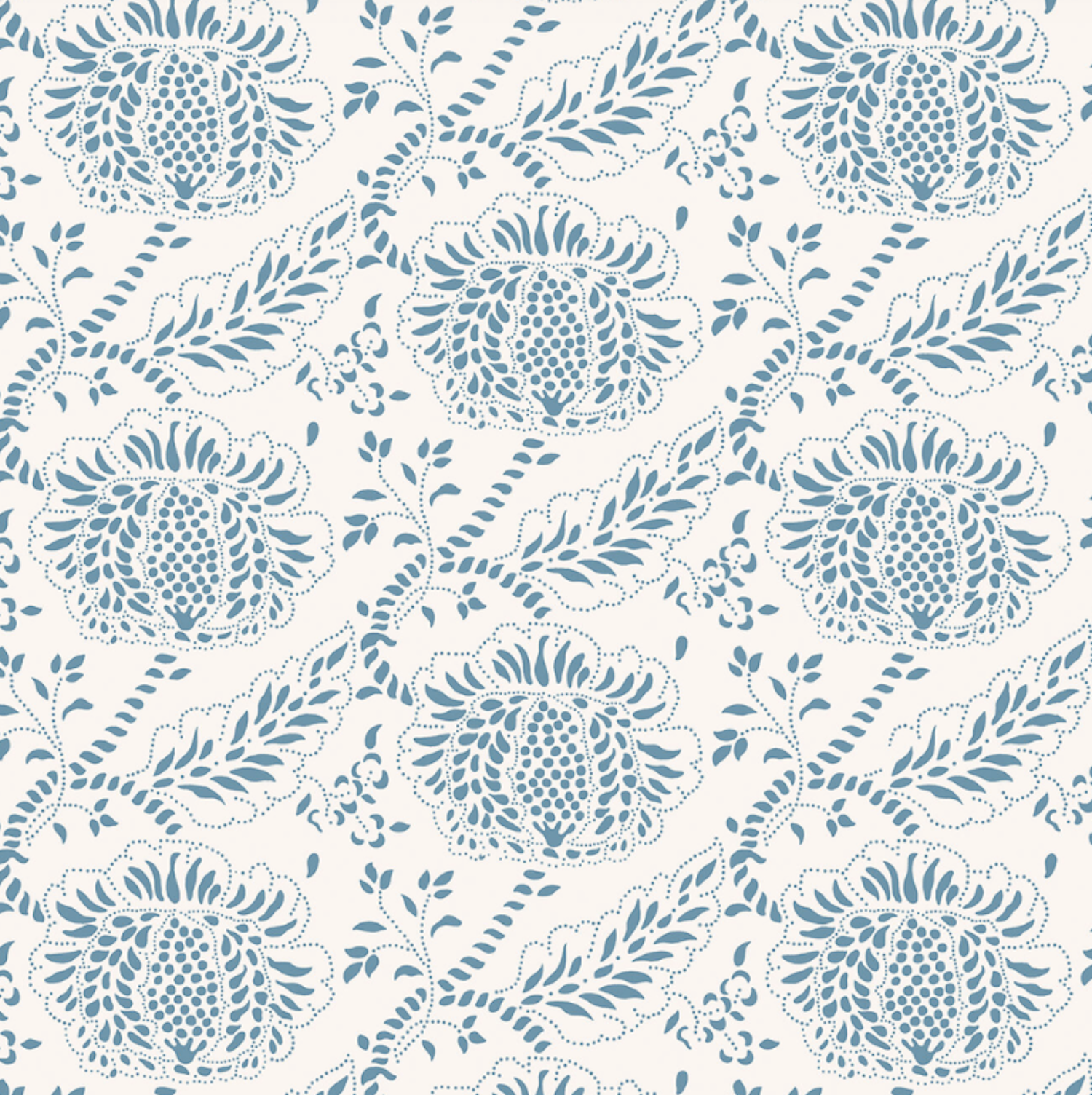 WH 283-200 Colorway Blue on Cream