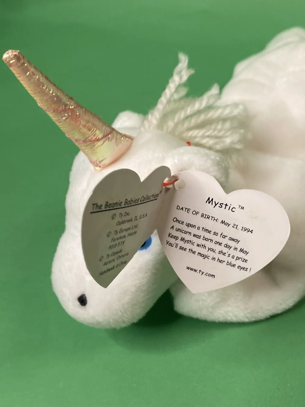 MYSTIC The Unicorn — Used Beanie Babies