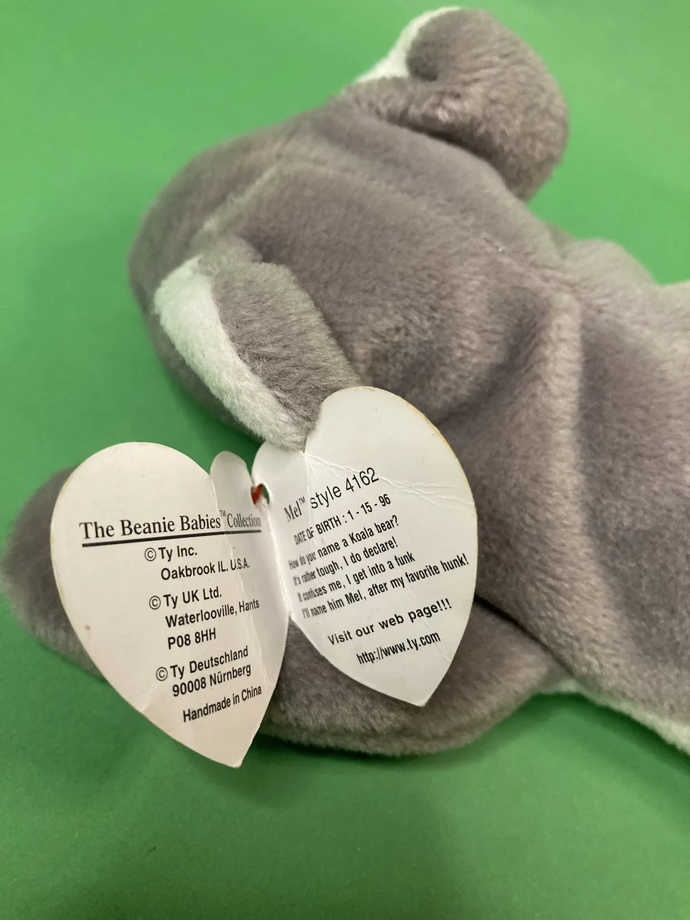 Mel The Koala Beanie Baby MEL The Koala — Used Beanie Babies